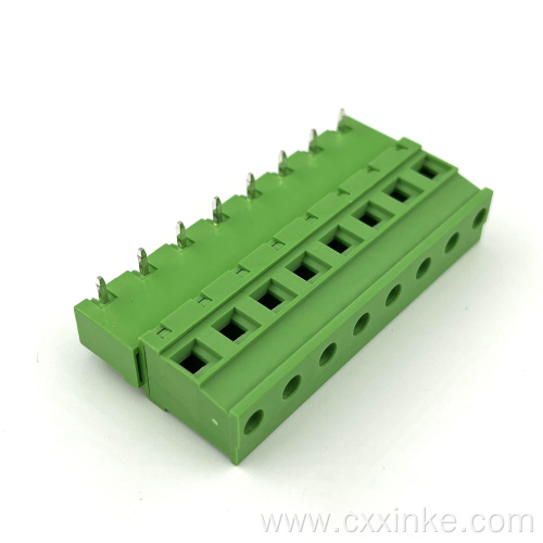 7.62MM pitch side terminal plug with sealing elbow male and female connector